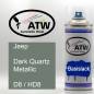Preview: Jeep, Dark Quartz Metallic, D8 / HD8: 400ml Sprühdose, von ATW Autoteile West.